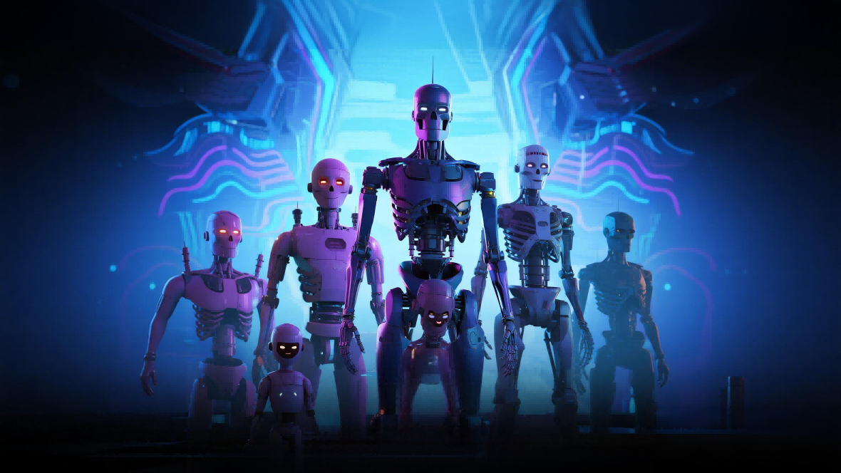 青少年书画创作场景